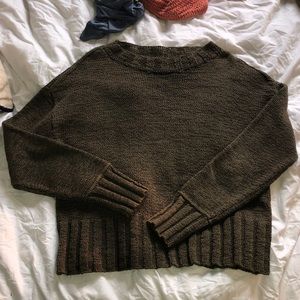 Olive green Jcrew sweater